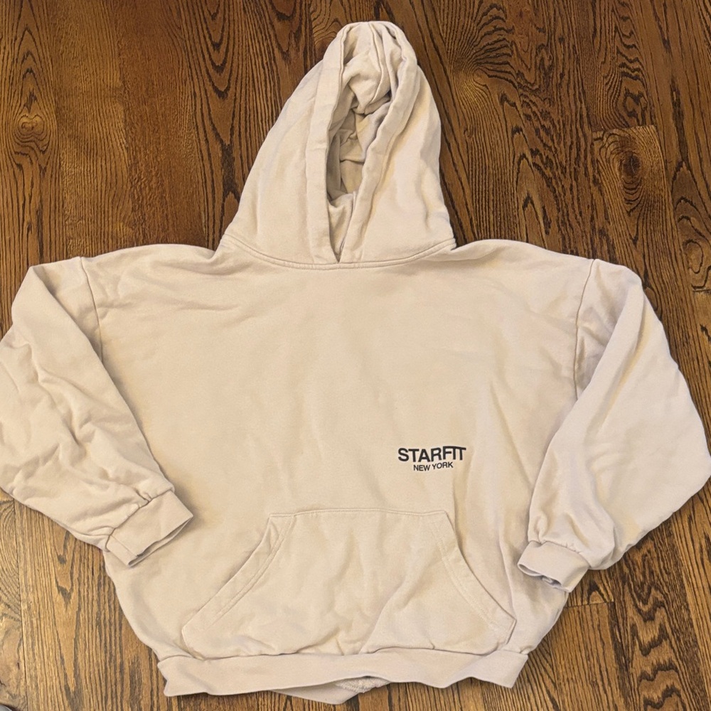 Starfit Cream Hoodie Size Small